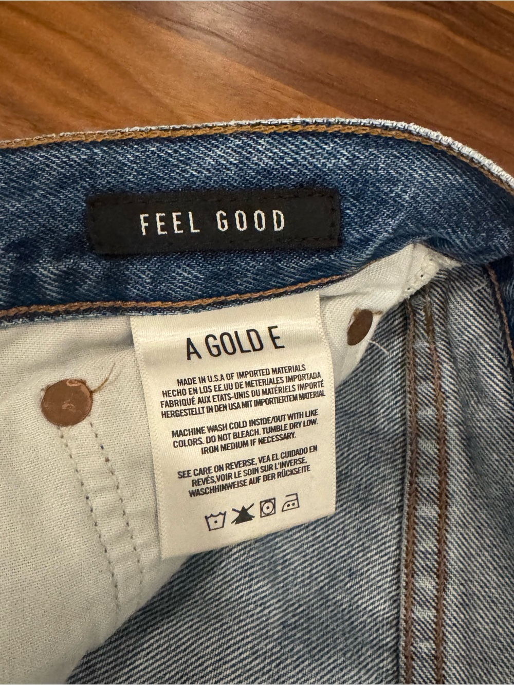 AGOLDE High Rise 90s Straight Leg Jeans Size 28 - Picture 5 of 6